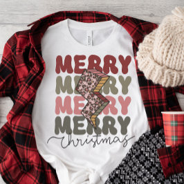 T-shirt Joyeux rétro de Noël
