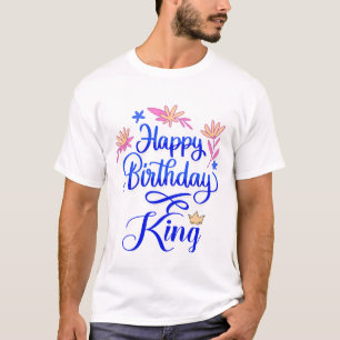 T-shirt Joyeux Roi d'anniversaire