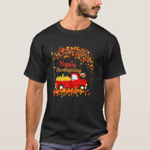 T-shirt Joyeux romantique Thanksgiving Fall Turkey Day Nov