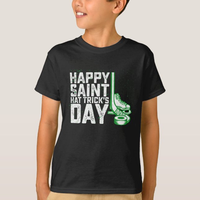 T-shirt Joyeux Saint Casquette Trick's Day St patrick de h (Devant)