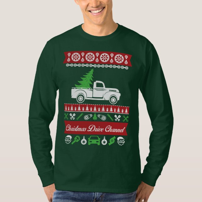 T-shirt Joyeux sapin de Noël (Devant)