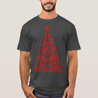 T-shirt Joyeux sapins de Noël Noël Arbre de Noël Noël Noël
