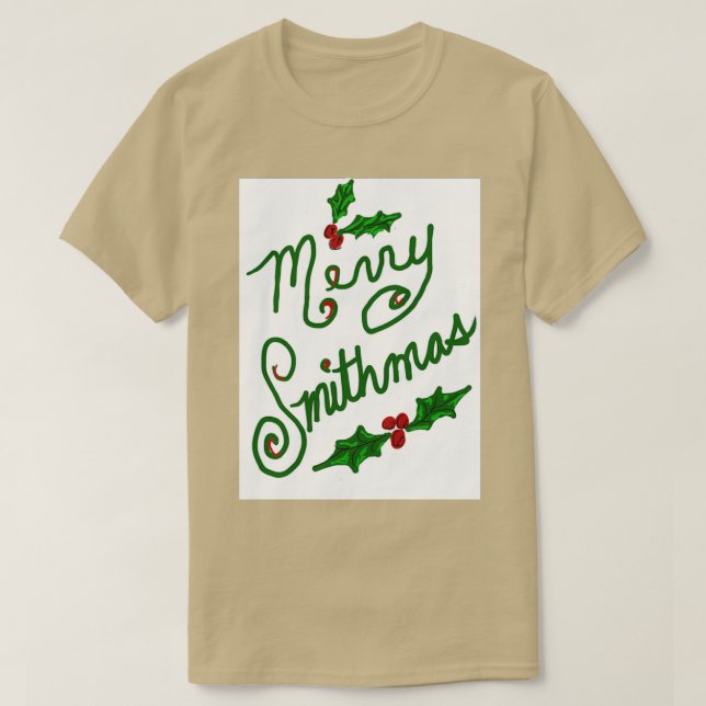 T-shirt Joyeux Smithmas T (Design devant)