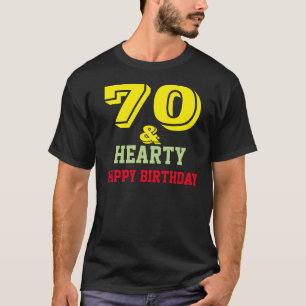 T-shirt Joyeux soixante-dixième anniversaire