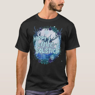 T-shirt Joyeux Solstice D'Hiver Célébrer La Saison