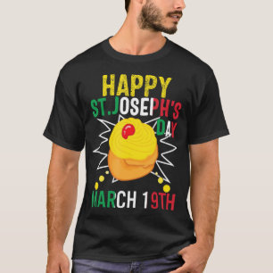 T-shirt Joyeux St Josephs Day Jésus catholique Marc chréti