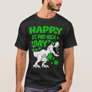 T-shirt Joyeux St Pat Rex Day Dino Saurus Jour de la Saint