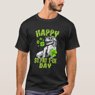 T-shirt Joyeux St Pat-Rex Dinosaur Saint Patrick pour
