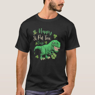 T-shirt Joyeux St Pat T Rex Day Dino Dinosaur St Patri