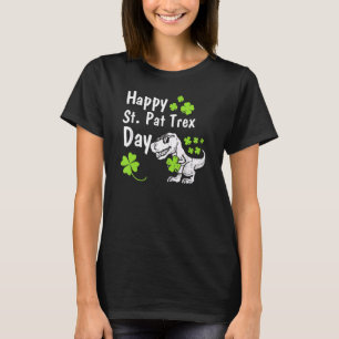 T-shirt Joyeux St Pat T Rex Saint Patrick's Day Dinos Drôl