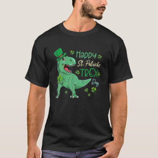 T-shirt Joyeux St Pat T Rex Saint Patrick's Day Dinosaur B