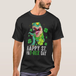 T-shirt Joyeux St Pat T Rex Saint Patrick's Day Dinosaur B