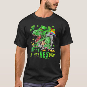 T-shirt Joyeux St Pat Trex Day Saint Patrick Dinosaur Garç
