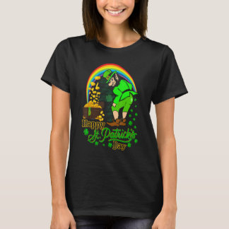 T-shirt Joyeux St Patrick S Day Shamrock Graphisme Hommes 