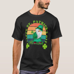 T-shirt Joyeux St Patrick S Day Vintage Gnomes Saint Paddy