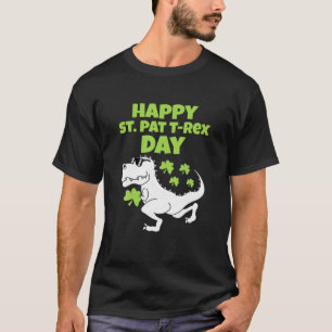 T-shirt Joyeux St patrick T Rex Day Femmes Hommes Garçon f