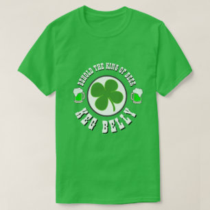 T-shirt Joyeux St Patrick's Day KEG BELLY KING OF BEER T-S