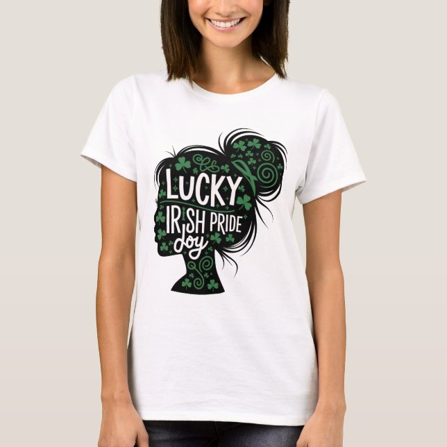 T-shirt Joyeux St. Patricks Day Shamrock Irish Saint Patri (Devant)