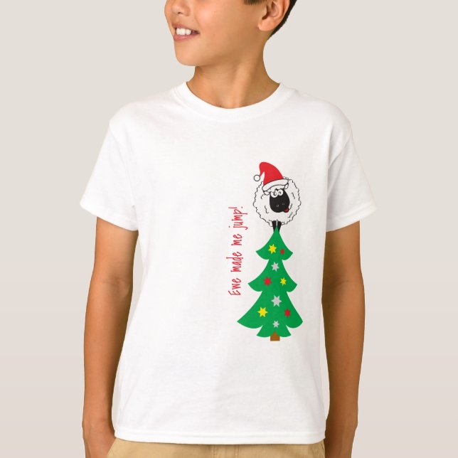 T-shirt Joyeux style Kiwi de Noël (Devant)