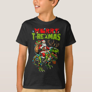 T-shirt Joyeux T-rexmas Noël Noël Noël T Rex Dinosaur Amou