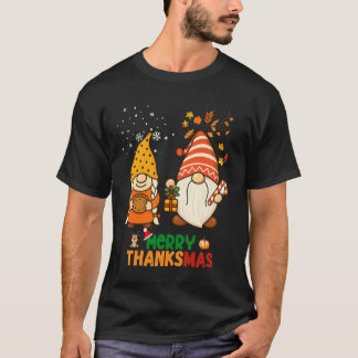 T-shirt Joyeux Thanksgiving Joyeux Noël Bon Thanksmas