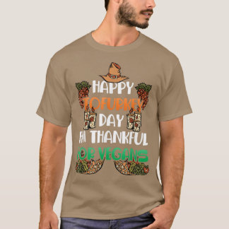 T-shirt Joyeux Tofurkey Day Vegans végétarien Tofu Lover