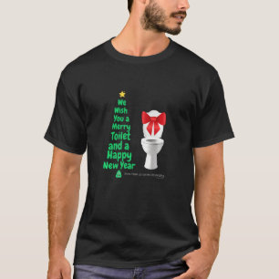 T-shirt Joyeux Toilettes Fun Nettoyage Humour Femme S Gag