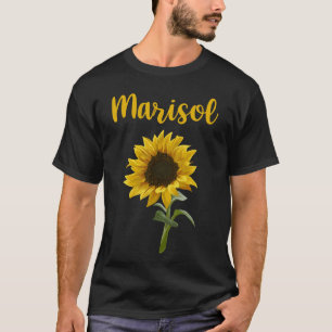 T-shirt Joyeux tournesol - Nom du marisol