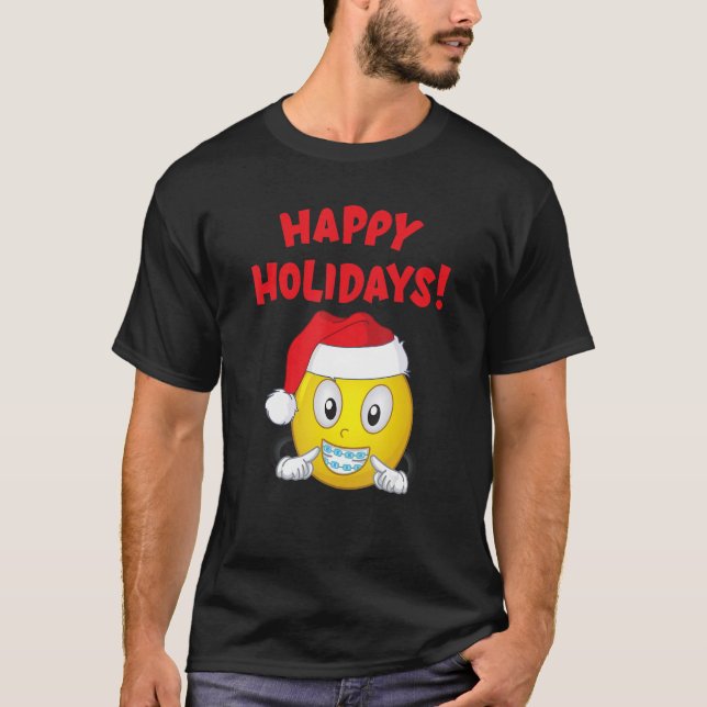 T-shirt JOYEUX VACANCES À L'Orthodontie Orthodontiste Ort (Devant)