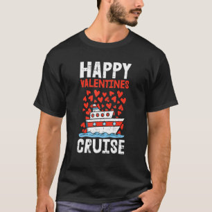 T-shirt Joyeux Valentines Cruise Hearts Cool Cruising Vaca