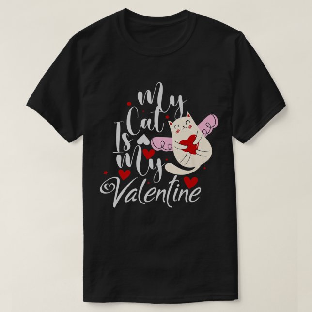 T-shirt Joyeux Valentines Jour Aimer Mignonne Coeur Mon Ch (Design devant)
