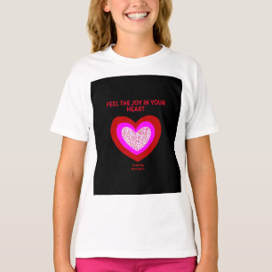 T-shirt Joyful Heart Girls White Basic T Shirt