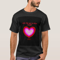 Joyful Heart Homme's Black Basic T shirt