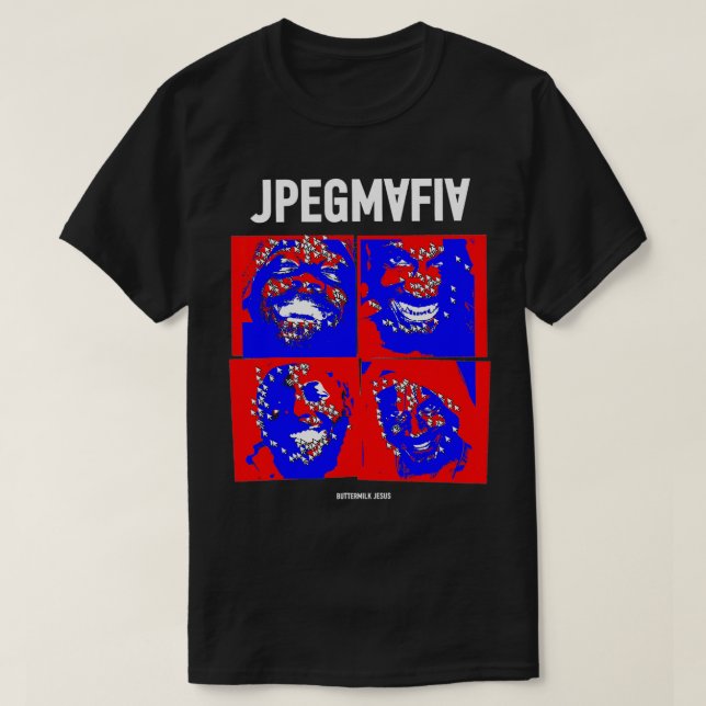 T-SHIRT JPEGMAFIA FOR MEN AND WOMEN  (Design devant)