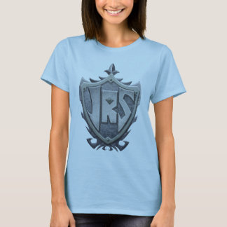 T-shirt JRS : Le bébé des femmes - poupée, bleue