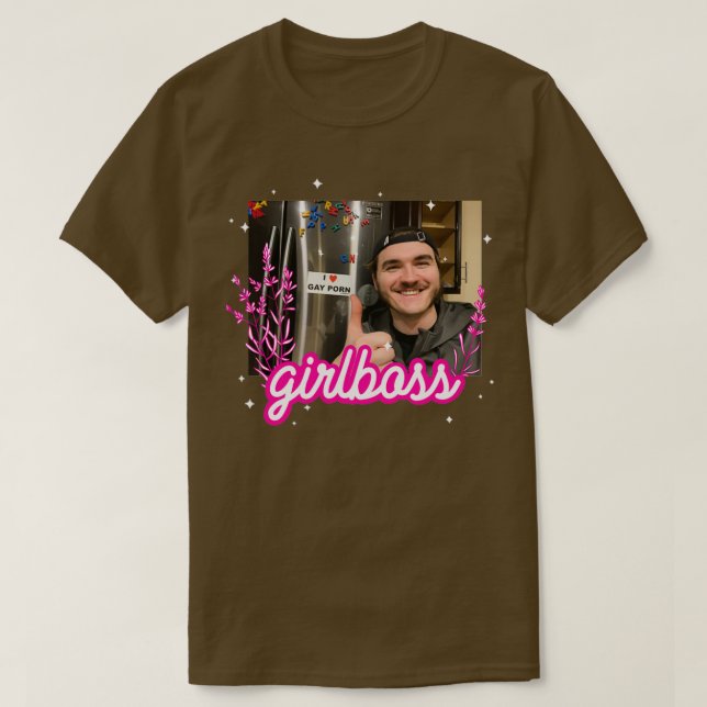 T-shirt Jschlatt Girlboss (Design devant)