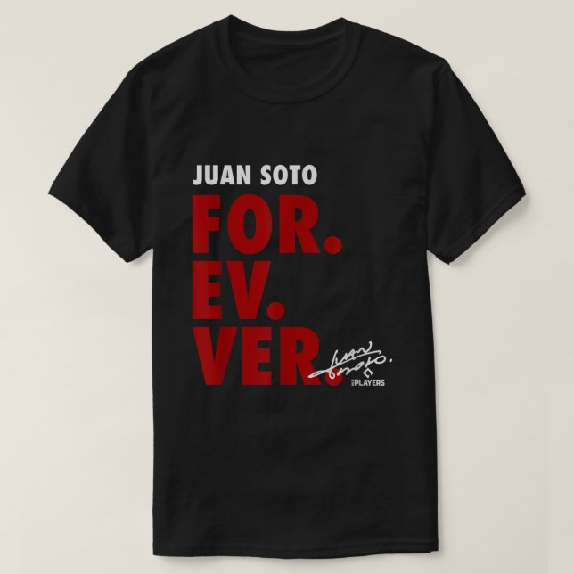 T-shirt Juan Soto Forever Baseball Sports Appareils (Design devant)