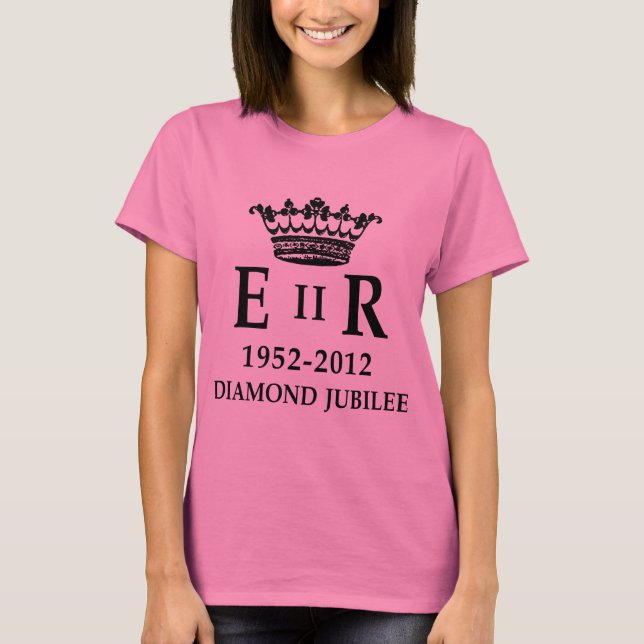 T-shirt Jubilé de diamant d'ER II (Devant)