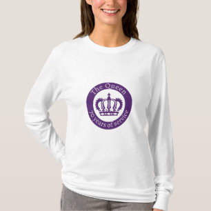 T-shirt Jubilé de la reine Elizabeth Platinum - La reine