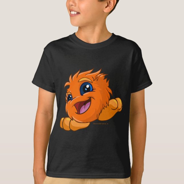 T-shirt JubJub orange heureux (Devant)