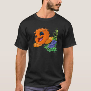 T-shirt JubJub orange heureux au central de Neopia