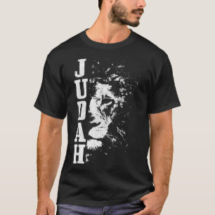 T-shirt Judah Lion Israélite Vintage Hommes Femmes Reggae 
