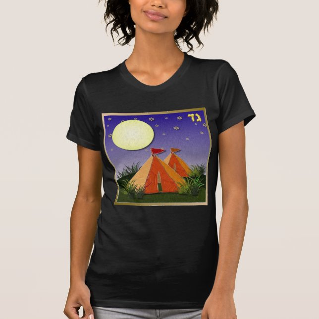 T-shirt Judaica 12 Tribes of Israel Gad (Devant)