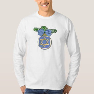 T-shirt Judaïque Hanoukka Star Of David Ornament Print