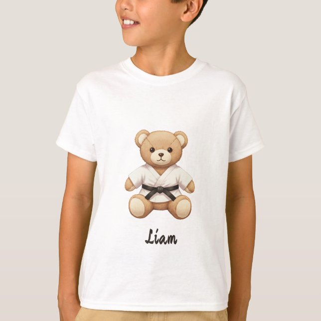 T-shirt Judo Black Belt Teddy – Perfect Gift for Judo (Devant)