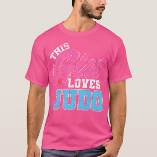 T-shirt Judo Cette Fille Aime Judo