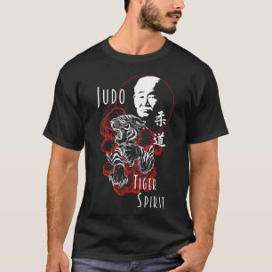 T-shirt Judo Jigoro Kano Tiger Spirit Arts Martiaux Budo
