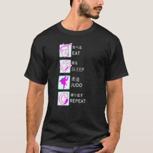 T-shirt Judo Judoka Ju Jutsu MANGER SOMMEIL JUDO