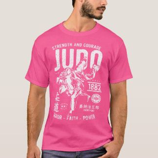 T-shirt Judo Mixed martial art Arts martiaux Force Courage