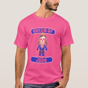 T-shirt Judo Skeleton Judoka Martial Arts - Reine judoiste
